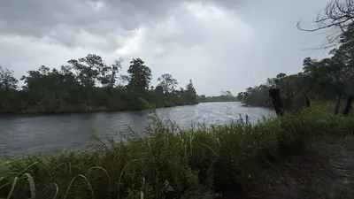 Storm clouds over the Little Manatee River